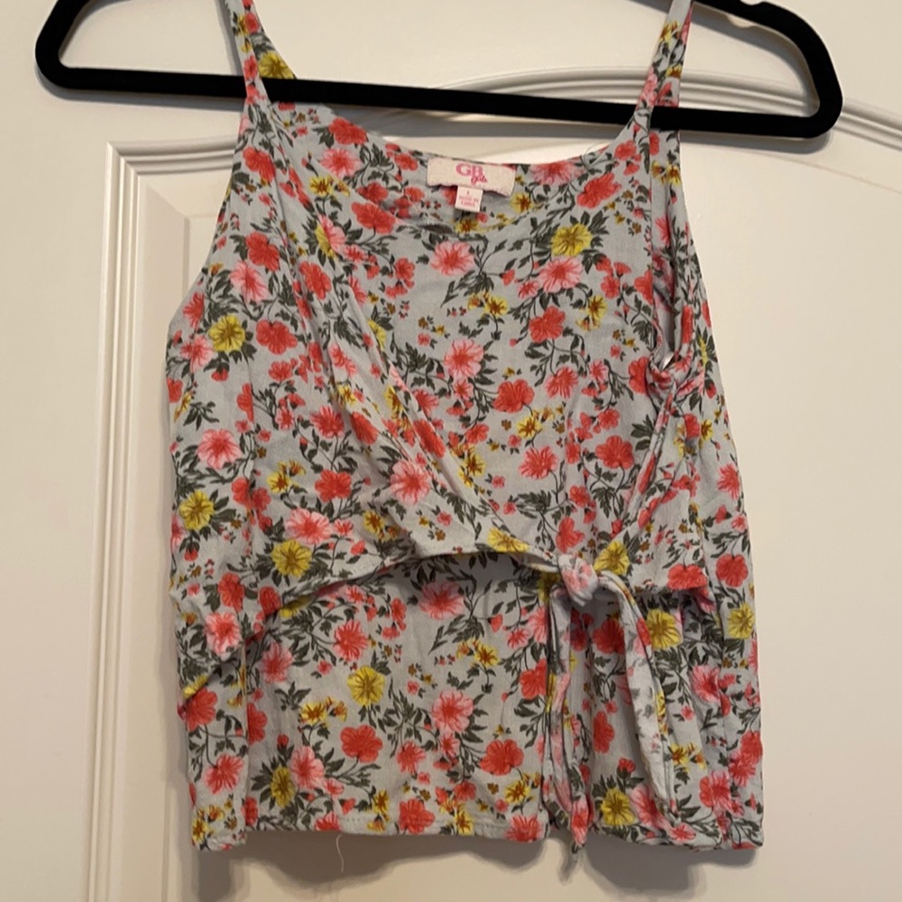 Cute floral kid blouse